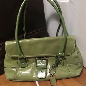 Giani Bernini Green Leather Handbag